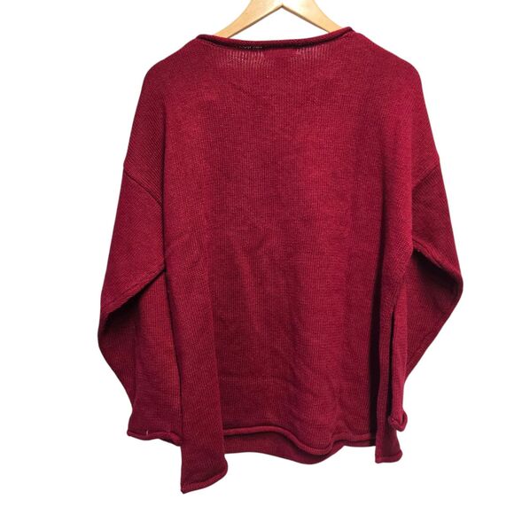 Vintage‎ NORTHERN ISLE Snowman Christmas Sweater XL - Picture 4 of 4